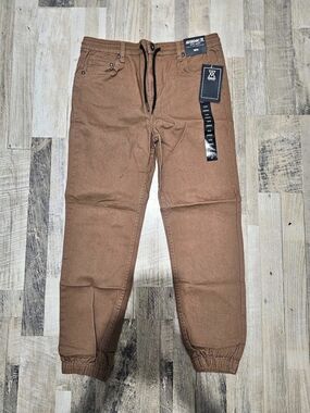 Arsenic Cargo Jogger Pants Brown Size 15/16 NWT